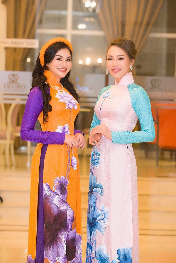 hoa hau vi cong dong tran huyen nhung diu dang, quy phai voi ao dai truyen thong - 5